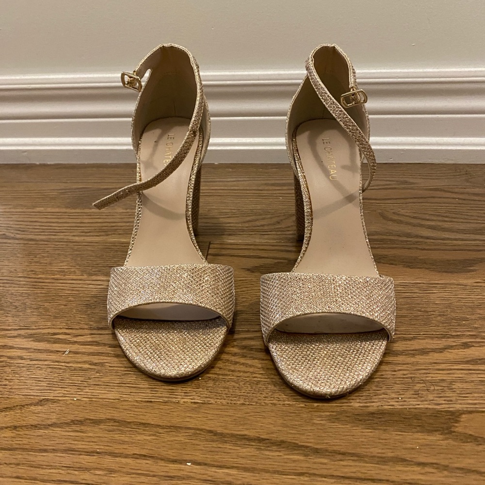 Le Chateau Crystal Detailed Heels size 7
